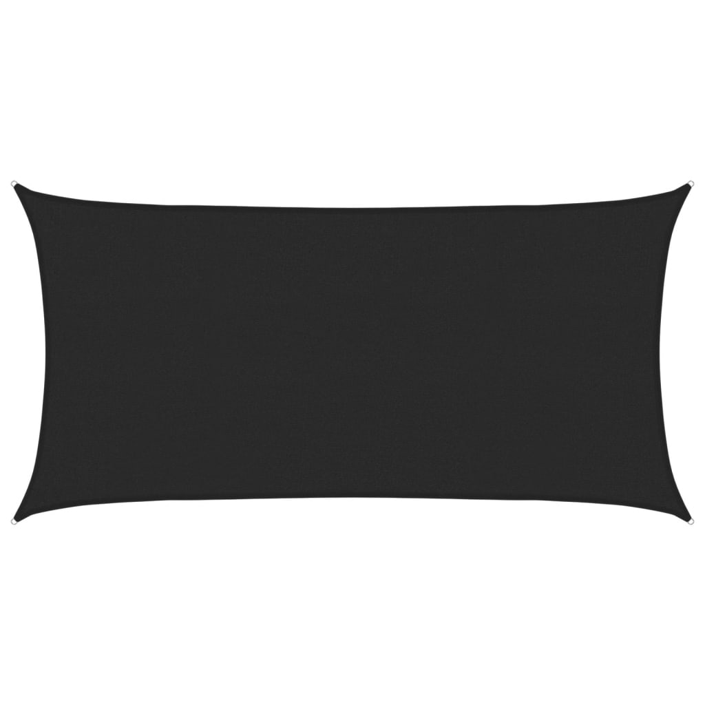 Vela Parasole 160 g/mÂ² Nera 2x4 m in HDPE