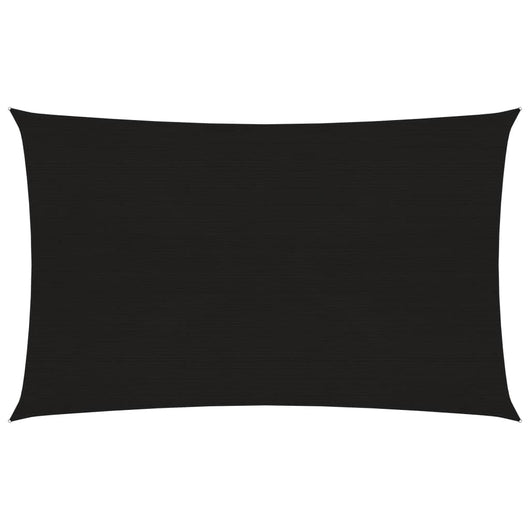 Vela in tessuto per ombrellone 160 g/m² HDPE 2 x 4,5 m nero 02_0009191