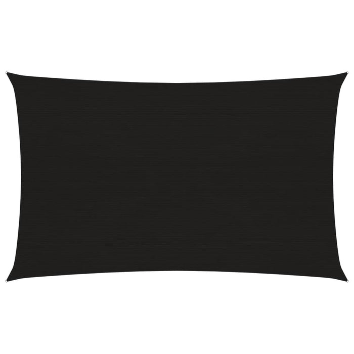 Vela in tessuto per ombrellone 160 g/m² HDPE 2 x 4,5 m nero 02_0009191