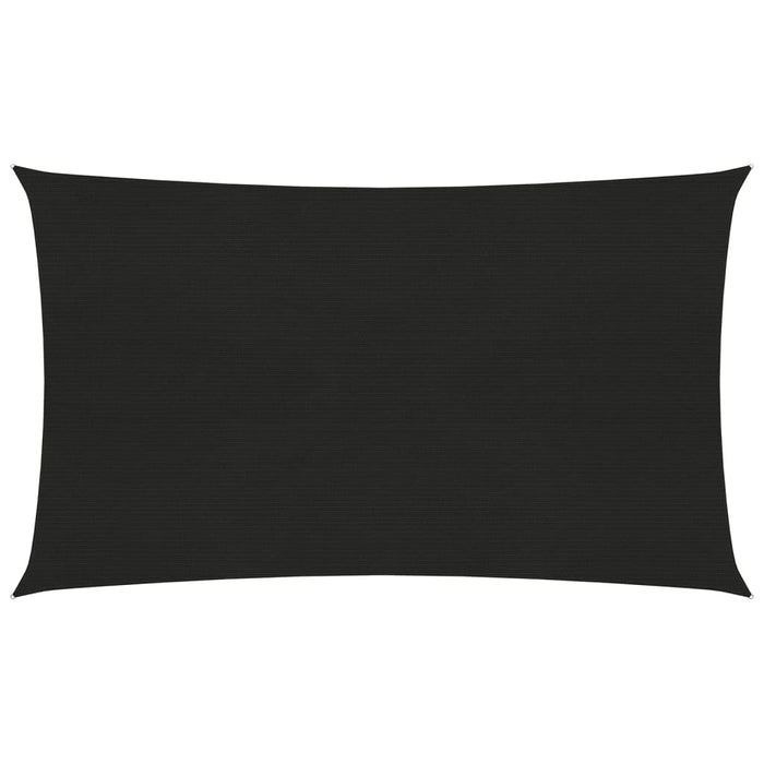 Vela in tessuto per ombrellone 160 g/m² 2 x 5 m HDPE nero 02_0009192