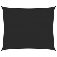 Vela Parasole 160 g/mÂ² Nera 2,5x3 m in HDPE