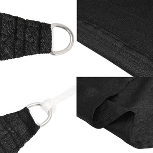 Vela Parasole 160 g/mÂ² Nera 2,5x3 m in HDPE