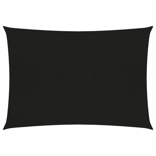 Vela in tessuto per ombrellone 160 g/m² HDPE 2,5 x 3,5 m nero 02_0009184