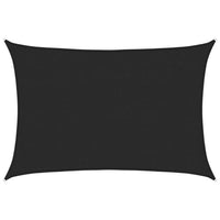 Vela Parasole 160 g/mÂ² Nera 2,5x4 m in HDPE