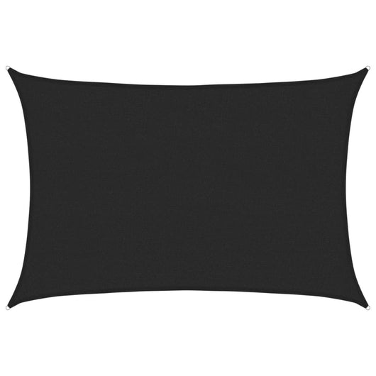 Vela Parasole 160 g/mÂ² Nera 2,5x4 m in HDPE