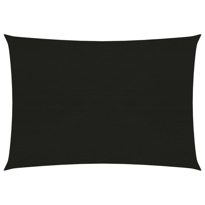 Vela in tessuto per ombrellone 160 g/m² 2,5 x 4 m HDPE nero 02_0009185