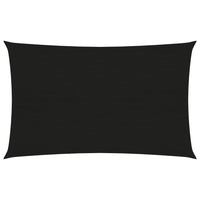 Vela ombreggiante 160 g/m² nera 2,5 x 4,5 m HDPE 02_0009186