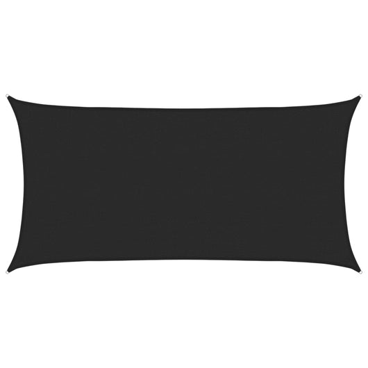 Vela Parasole 160 g/mÂ² Nera 2,5x5 m in HDPE