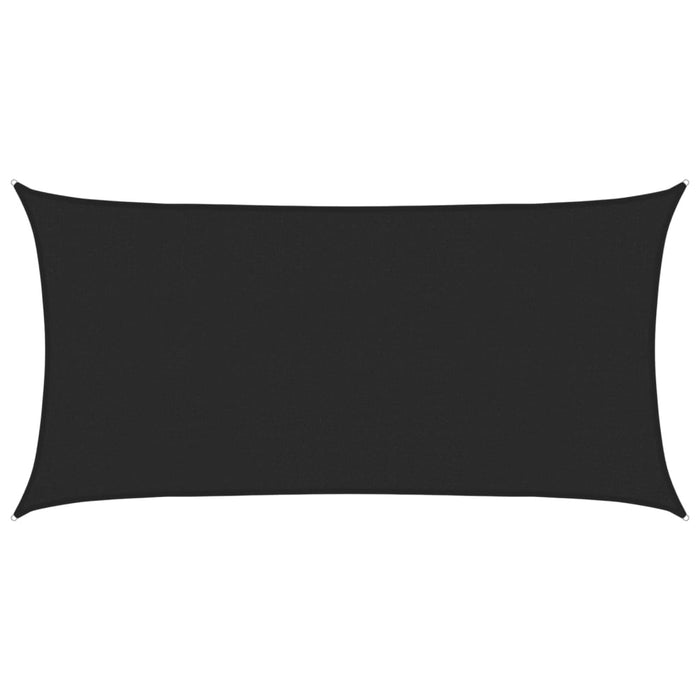 Vela Parasole 160 g/mÂ² Nera 2,5x5 m in HDPE