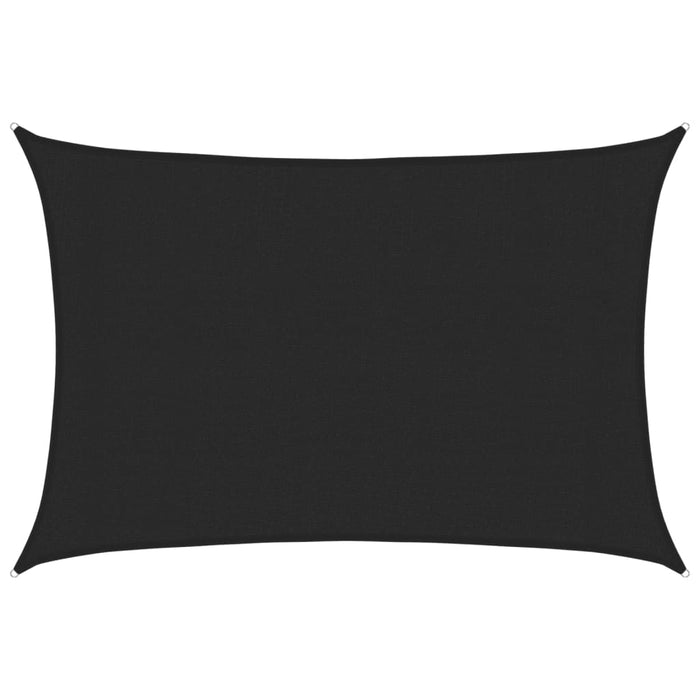 Vela Parasole 160 g/mÂ² Nera 3x4 m in HDPE