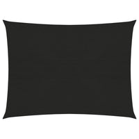 Vela in tessuto per ombrellone 160 g/m² 3 x 4 m HDPE nero 02_0009203