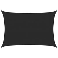 Vela Parasole 160 g/mÂ² Nera 3x4,5 m in HDPE