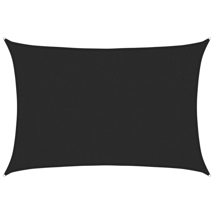 Vela Parasole 160 g/mÂ² Nera 3x4,5 m in HDPE