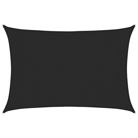 Vela Parasole 160 g/m² Nera 3x4,5 m in HDPE 311733