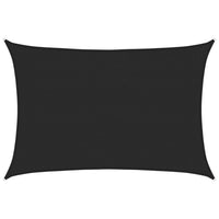 Vela Parasole 160 g/m² Nera 3x5 m in HDPE 311734