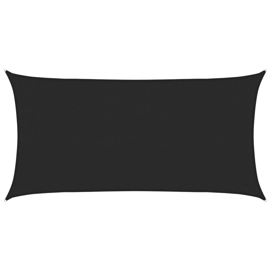 Vela Parasole 160 g/m² Nera 3x6 m in HDPE 311735