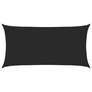 Vela Parasole 160 g/m² Nera 3x6 m in HDPE