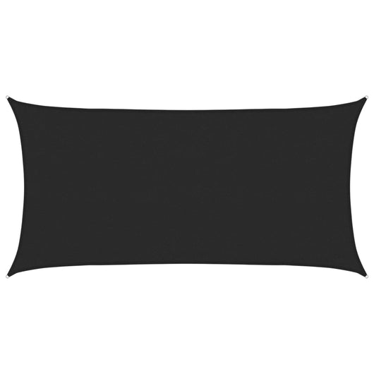 Vela Parasole 160 g/m² Nera 3x6 m in HDPE