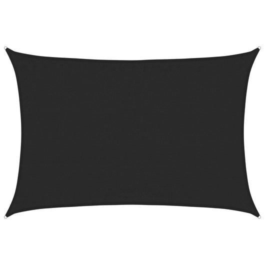 Vela Parasole 160 g/m² Nera 3,5x4,5 m in HDPE 311736