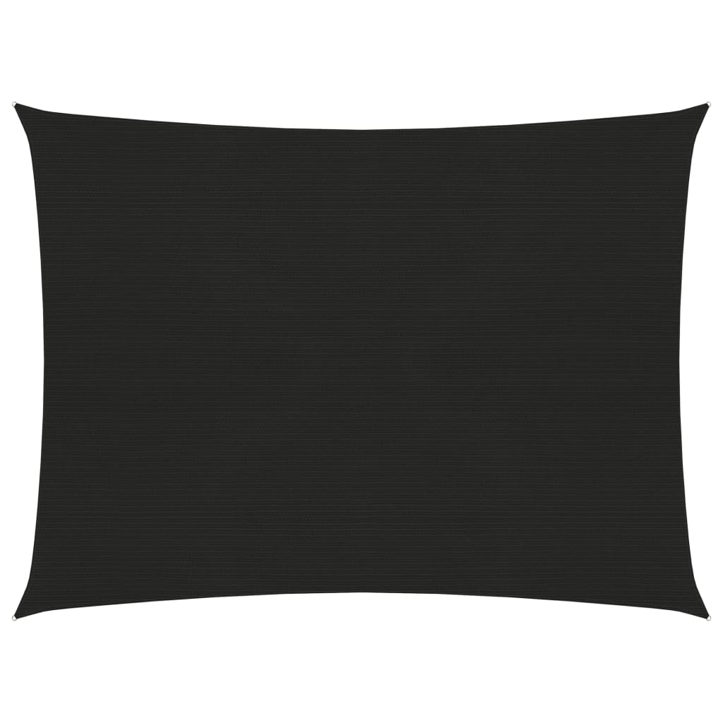 Vela ombreggiante 160 g/m² 3,5 x 4,5 m HDPE nero 02_0009194