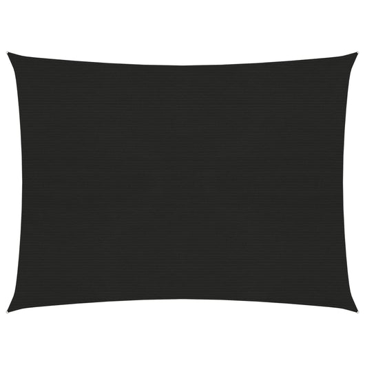 Vela ombreggiante 160 g/m² 3,5 x 4,5 m HDPE nero 02_0009194