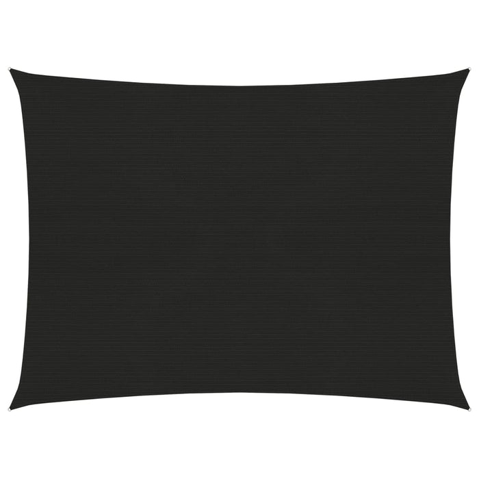 Vela ombreggiante 160 g/m² 3,5 x 4,5 m HDPE nero 02_0009194