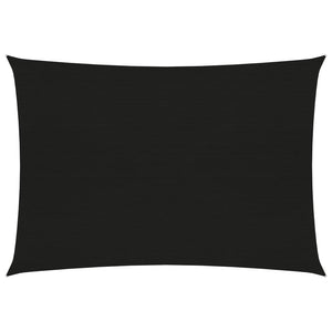 Vela ombreggiante 160 g/m² nero 4 x 5 m HDPE 02_0009213