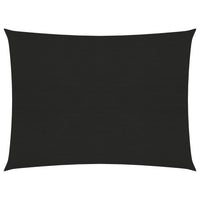 Vela ombreggiante 160 g/m² nera 5 x 6 m HDPE 02_0009221