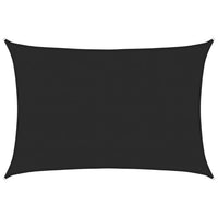 Vela Parasole 160 g/m² Nera 5x6 m in HDPE 311741