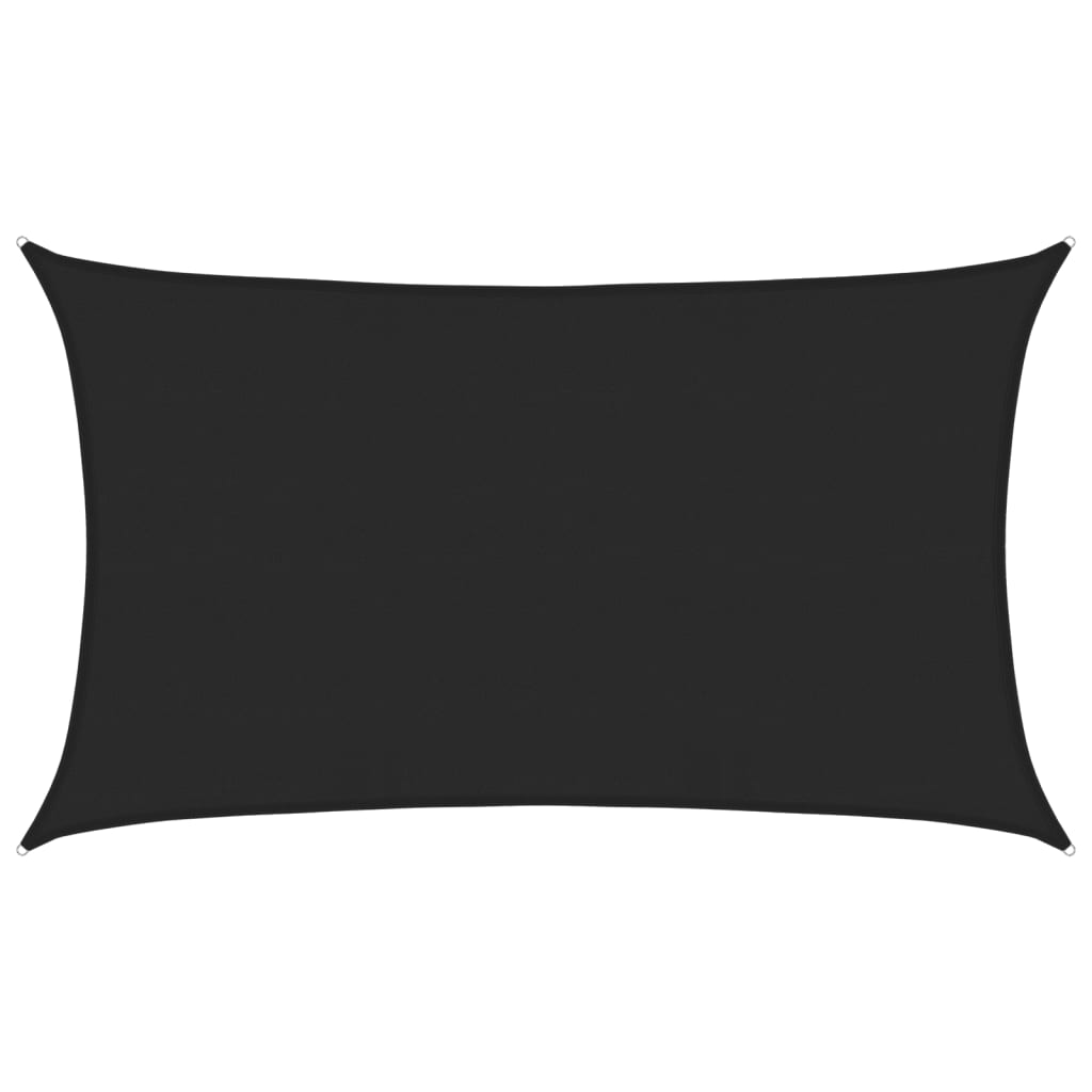 Vela Parasole 160 g/m² Nera 5x8 m in HDPE