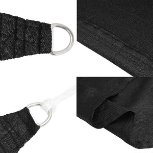 Vela Parasole 160 g/m² Triangolare Nero 4x5x5 m in HDPE 311750