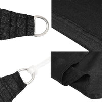 Vela Parasole 160 g/mÂ² Nera 4x4x5,8 m in HDPE