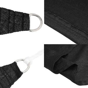 Vela Parasole 160 g/m² Triangolare Nero 5x7x7 m in HDPE 311759