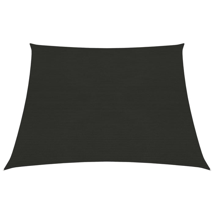 Vela in tessuto per ombrellone 3/4 x 2 m HDPE 160 g/m² nero02_0009198