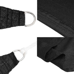 Vela Parasole 160 g/m² Trapezio Nero 4/5x4 m in HDPE 311766