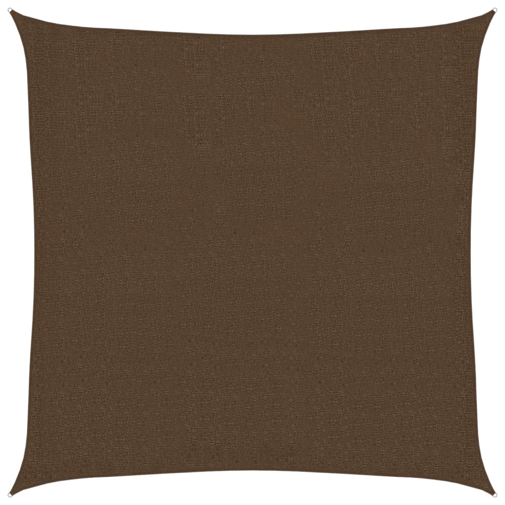 Vela Parasole 160 g/m² Marrone 2,5x2,5 m in HDPE 311768