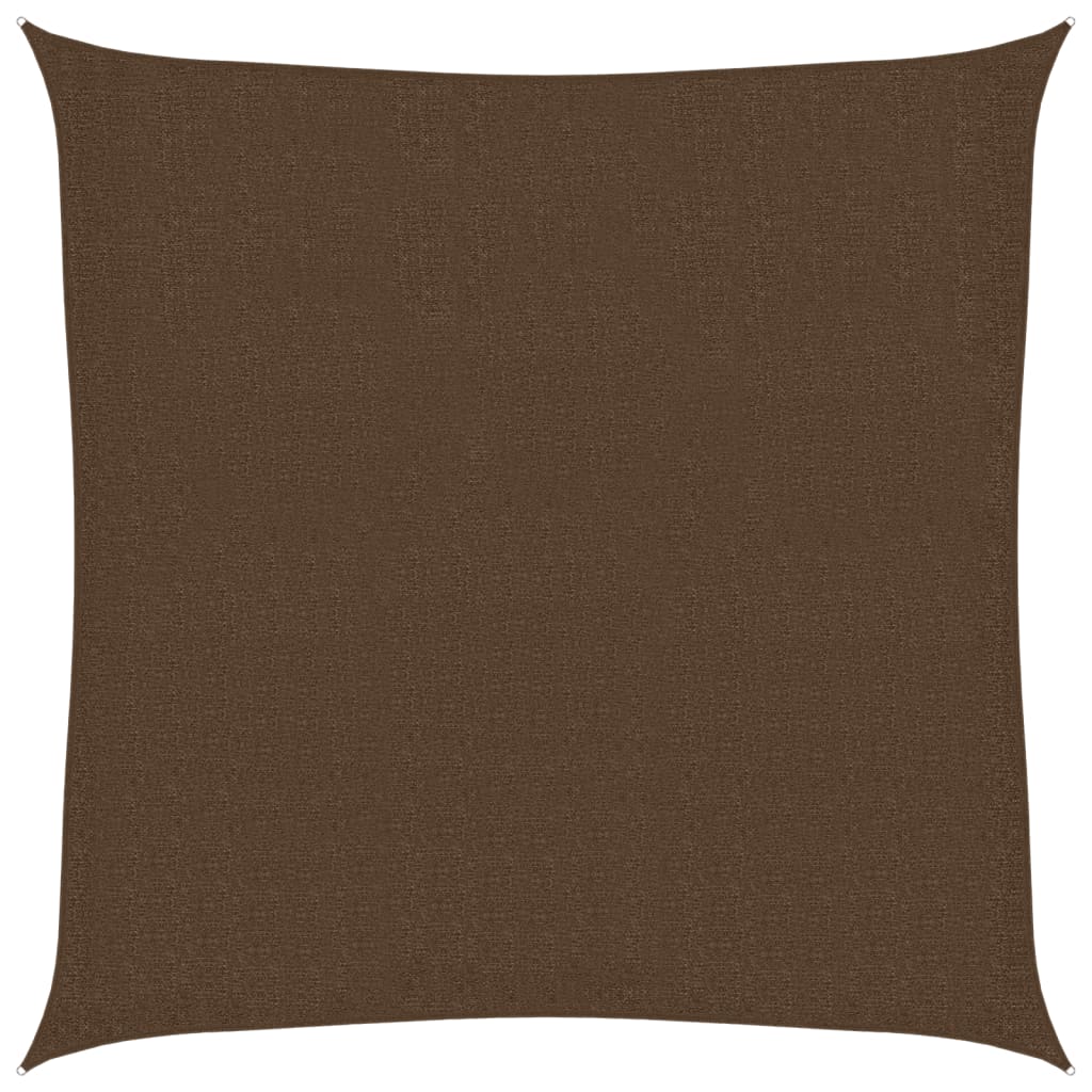 Vela Parasole 160 g/mÂ² Marrone 3,6x3,6 m in HDPE  cod mxl 16158