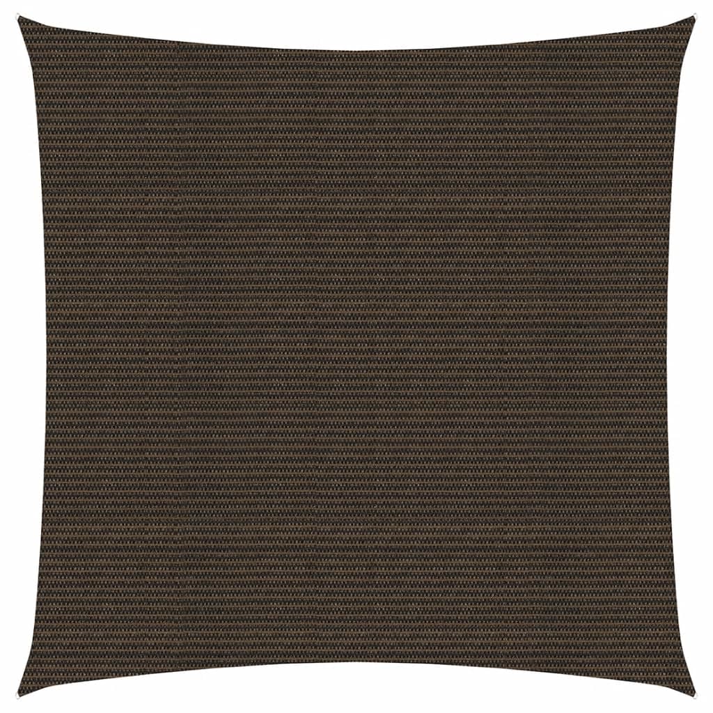 Vela ombreggiante 160 g/m² marrone 7 x 7 m HDPE 02_0009180