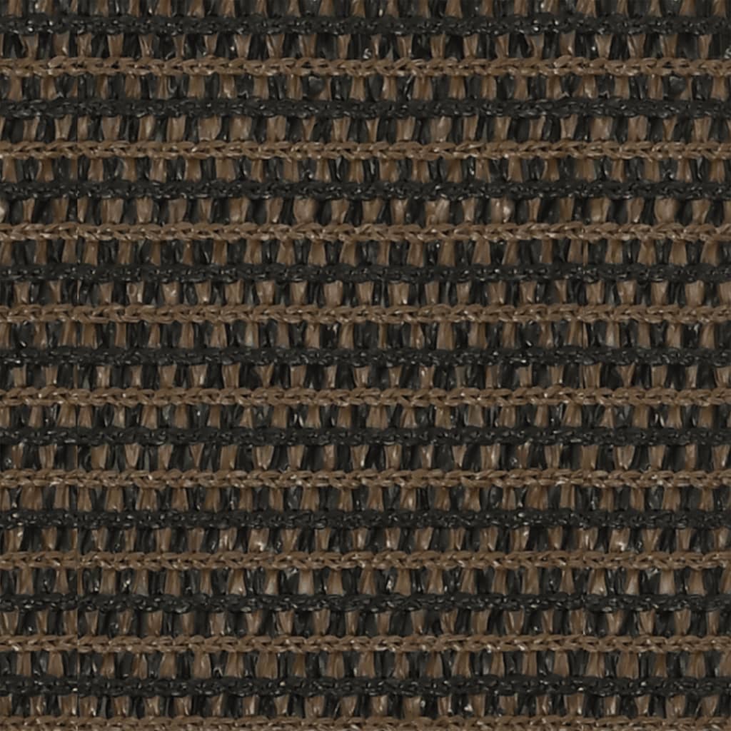 Vela ombreggiante 160 g/m² marrone 7 x 7 m HDPE 02_0009180