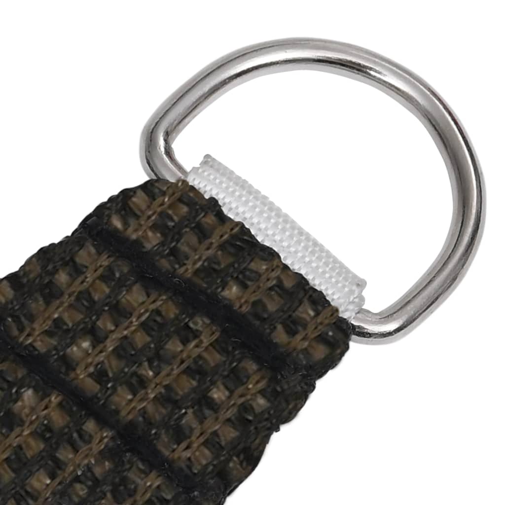 Vela ombreggiante 160 g/m² marrone 7 x 7 m HDPE 02_0009180