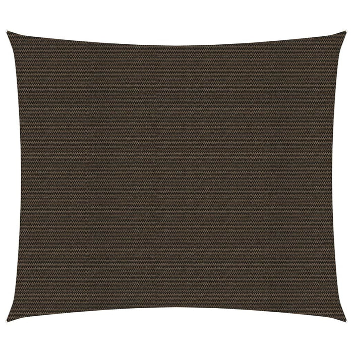 Vela ombreggiante 160 g/m² 2,5 x 3 m HDPE marrone 02_0009134