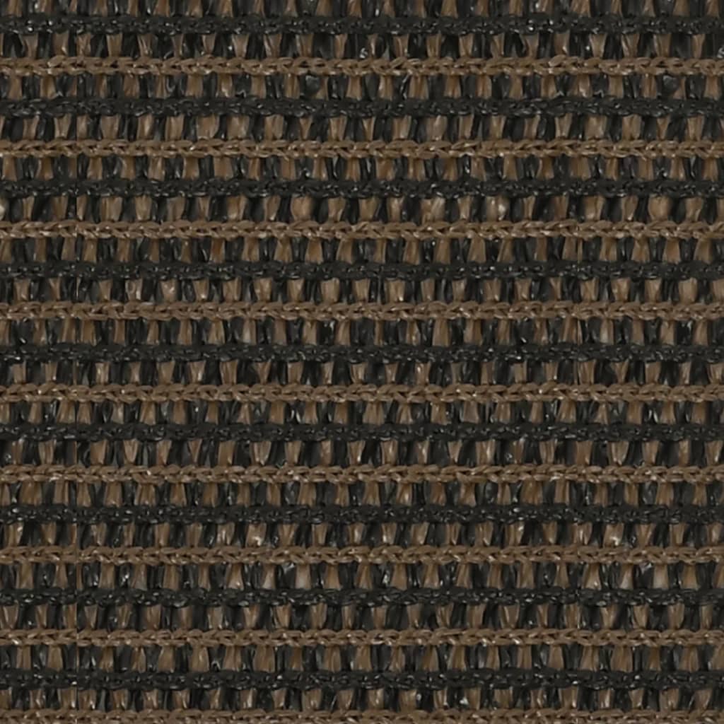 Vela ombreggiante 160 g/m² 2,5 x 3 m HDPE marrone 02_0009134