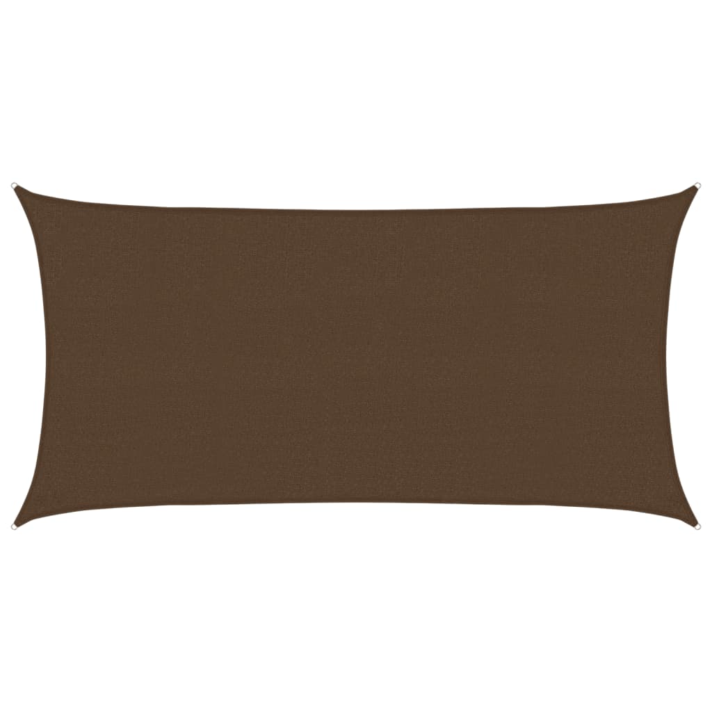 Vela Parasole 160 g/m² Marrone 2,5x4,5 m in HDPE 311785