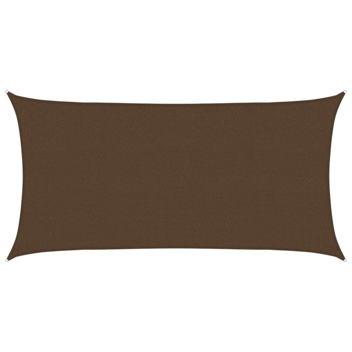 Vela Parasole 160 g/m² Marrone 2,5x4,5 m in HDPE 311785