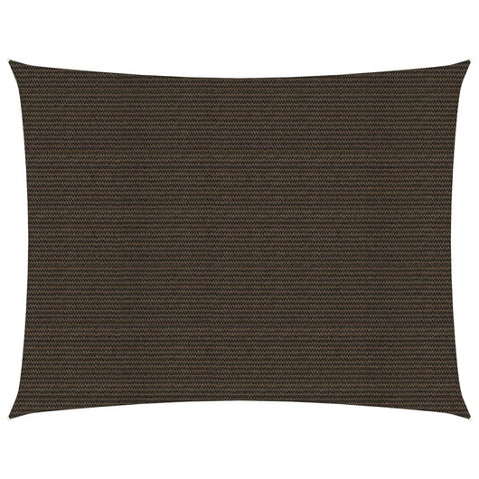 Vela ombreggiante 160 g/m² marrone 2,5 x 4,5 m HDPE 02_0009137