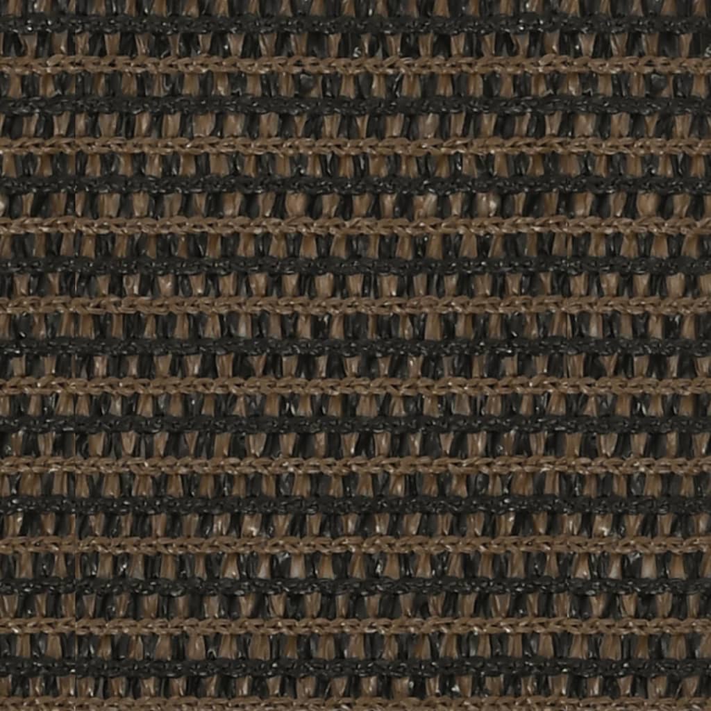 Vela ombreggiante 160 g/m² marrone 2,5 x 4,5 m HDPE 02_0009137