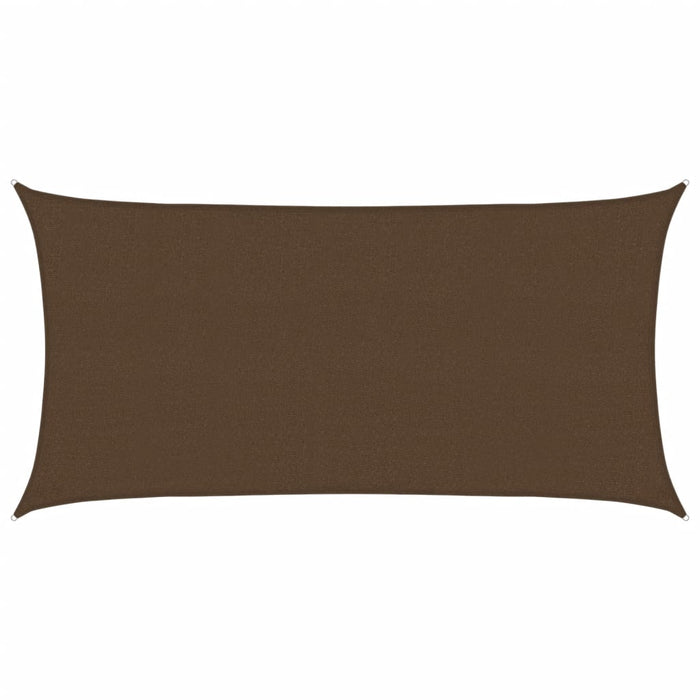 Vela Parasole 160 g/m² Marrone 2,5x5 m in HDPE 311786