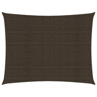 Vela ombreggiante 160 g/m² marrone 3 x 4 m HDPE 02_0009155