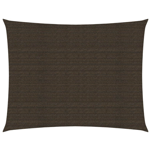 Vela ombreggiante 160 g/m² marrone 3 x 4 m HDPE 02_0009155