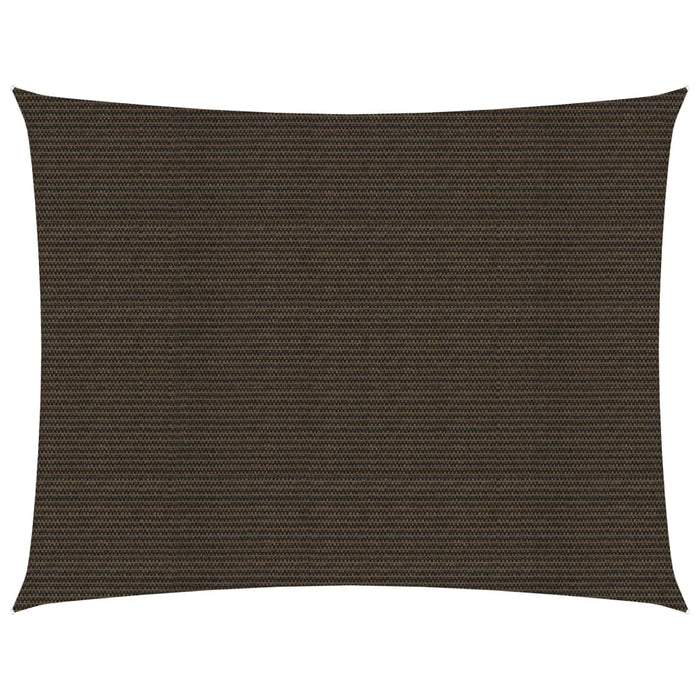 Vela ombreggiante 160 g/m² marrone 3 x 4 m HDPE 02_0009155